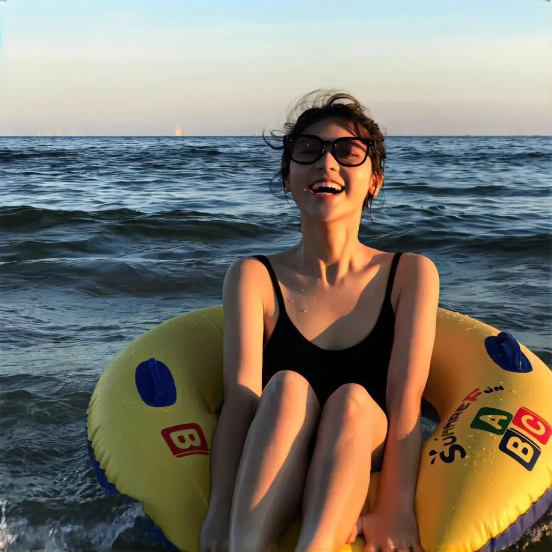 海滩度假者